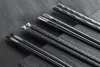 5ペアの箸セットは、家庭用で一般的に使用される尖った箸と243mmの黒いディナーの箱33A406705263の箱の箱