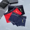 Brevtryckt Mens Underwear Boxers Designer Casual Underpants Högkvalitativa sportboxare 3st med låda