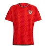 2022 Jersey w Wales Soccer 22 23 Home Away Red Allen Bale Ramsey Shirt Drużyna James Wilson Brooks Giggs dla dorosłych mężczyzn mundur piłkarski