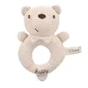 Sonajeros Móviles nacido Bebé Conejo Oso Grab Ability Training Toys Cochecito infantil Cama Colgante Campana Muñecos de peluche 230427