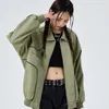 Women's Jackets Autumn Y2k PU Leather Jacket Women Fashion Vintage Zipper Streetwear Motorcycle Korea Outerwear Coat Couple Oversize Uniform