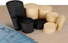 20 pièces noir Kraft papier carton bidon cylindre rond pot bouteille emballage boîte-cadeau Tube en carton CX2203239140073