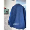 23SS Nytt tillfälligt modetryckt brevmönster Jeans Super Cool Denim Set Men's Jacket Windbreaker Leather Jackets för XS-L