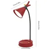 Table Lamps Cute Desk Lamp USB Rechargeable LED Night Light Touch Flowers Atmosphere Eye Protection Reading Bedroom Decor