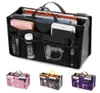 Förvaringspåsar mode kvinnor fällbar arrangör handväska resväska stor kapacitet infoga foderväska arrangör påse lady bagstorage7427856