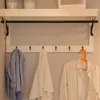 Klädlagringsgarderob OMZ 10st Dålig antik tunga kappa rack väggmonterade hängkrokar för badrumshandduk Hemma kläder