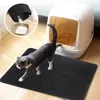 Mats Waterpoof Cat Litter Mat Eva Double Layers Cat Litter Trapper Mats Easy Clean Nonslip Collect Sands For Protect Floor Carpet Box