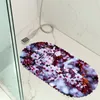 Tapis livraison gratuite 35x70 cm paysage PVC anti-dérapant Douche tapis de salle de bain tapis de Douche Tapete Banheiro Antiderrapante Tappetino Doccia