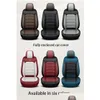 Fundas de asiento de coche Ers Getsocio Cuero de alta calidad Er para todos los Medels X3 X1 X4 X5 X6 Z4 525 520 F30 F10 E46 E90 Accesorios Car-St Drop Ota1Y