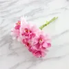 Dekoratif çiçekler yapay çiçek ipek diy el yapımı çelenk küçük erik ayçiçeği buket el dekorasyon kitabı ev düğün
