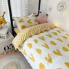 Beddengoed sets zomer slaapkamer beddengoed set kind lieverd lente single queen size plat laken dekbed deksel kussensloop huizen textiel beddengoed 230427