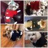 Pagliaccetti Abbigliamento invernale caldo per vestiti per cani da compagnia Tuta per animali in pile all'interno Tuta per cani per cani XS S M L XL 2XL