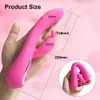 Adult products Powerful Rabbit Vibrator for Women Clitoris Stimulator Silicone Heating g Spot Vibrator Female Dildo Sex Toys for Adults 18 230316