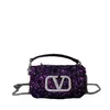 Brev valantinovv 3d mini handhållen väska designer klassisk handväska crossbody väskor crystal lady's chain dekoration axel mässing magnetisk spänne singel wo 3l5u