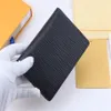 Pocket Organizer Leather Card Holder Men Women Echt lederen topkwaliteit creditcardhouder Paskoppels Avondkaarthouders 11 197L