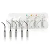 5pcs/set flosser rergator reprigator tips for flosser water ، نصائح نفاثة ذات ضغط عالي ، ورؤوس استبدال تعبئة Flosser ، نصائح للري من تقويم الأسنان