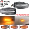 Para Dynamic Blinker LED LID Light Starding dla Hyundai Tucson Terracan Coupe Trajt Matrix Elantra XD I10 Getz Sonata XG