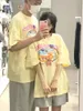 Kadın T-Shirt Harajuku Graffiti Ayı Baskı Tişört 100 Pamuk Yaz Kadın Tshirt Kısa Kollu Büyük Boy Tee Artı Y2K Tatlı Sevimli 230427