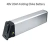 Byt ut G-Force Ny T42-vikbar Ebike Battery 48V 20AH 960WH 750W 1000W Hidden Tube Battery Pack med laddare