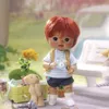 Dolls Design Glod BJD 18 Mey Body Toothless Cute Resin Toys for Kids High Quality Full set Toy 230427