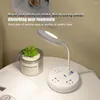 Table Lamps Eye Protection Led Desk Lamp Direct Plug Usb 1pcs Dormitory Bedside Book Lights Portable