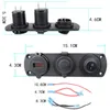 12 V Zigarettenanzünder 3 In 1 Wasserdichtes Auto Dual QC3.0 USB Outlet Panel für RV Marine Boat Power Socket Charger Socket