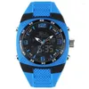 Relojes de pulsera Relojes de moda Hombres LED Deporte Reloj militar Aleación Dial Resistente Masculino Analógico Cuarzo Reloj digital Relogio Masculino 1008