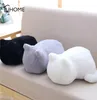 Almofadas de gato de pelúcia travesseiro bonito dos desenhos animados forma volta sombra kawaii preenchido animais brinquedos têxteis para casa crianças presente de natal 2112035349576