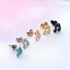 Boucles d'oreilles à tige avec symbole musical, petit minimaliste Unique pour femmes et filles, bijoux cadeaux