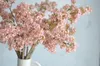 Fleurs décoratives Dusty Blush Rose Artificielle Lilas Fleur - 27" Décoration de Mariage DIY Arrangement Floral Bouquet de Plantes de Printemps