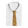 Bow slipsar halloween pumpor mönster tyger slips skalle daglig slitage cravat party slips smal