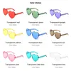 Sunglasses Colors Thick Oculos Rimless Heart Women Gafas Sun Glasses Female Candy Transparent Lens Ladies Eyewear WomanSunglasses