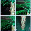 Height 3 meters wide 2 meters 16 leaves artificial plant tree light PVC artificial coconut tree light led palm palm tree light
