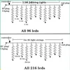 弦楽クリスマスのくつびきライト屋外装飾LED星文字列20m 864 LED 220V EU/USプラグ年2024年結婚式