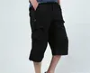 Pantaloncini da uomo Estate Baggy da uomo multitasche Cerniera militare Cargo Pantaloni corti Uomo Lungo Cachi Uomo Tattico Corto Plus Taglia 5XL 52 230427