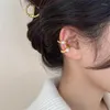 Brincos de backs punk irregular c forma de pérola clipe de punho sem piercing para mulheres moda jóias de festa de casamento de ouro simples