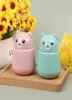 Storage Bottles Jars Pills Grinder Portable Cute Animal Baby Tablet Crusher Grinding Tool For Elder9405176