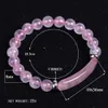 Fashion Jewelry Pink Crystal Bridge Bracelet Tiger Eye Stone Green Dongling Hand Bracelet Popular Fashion First Xzkg