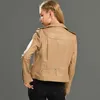 Jackets Spring Genuine Leather Jacket Women 2019 Fashion Real Sheepskin Coat Rivet Motorcycle Biker Jacket Female Sheep Leather Coat