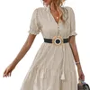 Belts Rim Belt Women Straw Woven Elastic Stretch Wide Waist For Dresses With Buckle Slider MenBelts