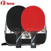 卓球Raquets kokutaku ittf professional 4/5/6 Star Ping Pong Racketカーボンテーブルテニスラケットバットパドルセットは、バッグ付きゴムのにきびセット231127