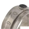 Anéis de cluster Margiela Estilo 925 Sier Rotatable Digital Esculpido Marguera Usado Ring250F3076780 Drop Delivery Jóias Anel Dhzx9