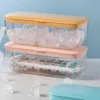 Basın Tip Ice Cube Maker Silikon Buz Küp Tepsi Diy Buz Top Yapım Kalıp Kutusu Bar Mutfak Aksesuarları Ana Gadgets