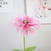 Decorative Flowers Simulation Linen Poppy Flower Home Birthday Decoration Backdrop Display Artificial Giant Flore Wedding Pograph Props