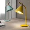 Tafellampen moderne macaron studie led lichten slaapkamer kinderkamer bedvloer lamp indoor decoraties verlichting verlichting