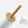 ブラシgoalOne Bamboo Toliet Brushセット自立型プラスチックトリエットボウルブラシバスルーム用長いハンドルトリエットクリーナーブラシホルダー