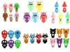 6 style Cartoon wizard Silicone Pipes Skull Glass Filter Nineholes Screen Bowl Portable Easy Clean Herb Tobacco Cigarette Holder Smoking Handpipes