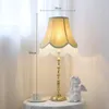 Table Lamps French Retro Lamp Literary Brass Desk Light Living Room Bedroom Bedside European-style American LED