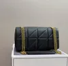 مصمم الأوبو كيس الكتف حقيبة النساء الفاخرة أعلى جودة سيدة معدنية رفرف السلسلة أكياس الكتف حقائب المرأة