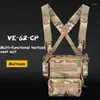 Hunting Jackets Tactical Chest Vest Detachable Triple Pouches Shooting Mag Pouch Molle Outdoor Wargame Accessories Bag